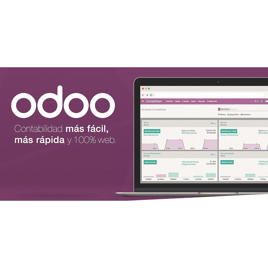 E-Learning Contabilidad Odoo España -25% solo esta semana